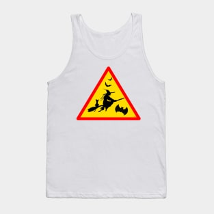 BLACK CAT AND A WITCH Halloween Tank Top